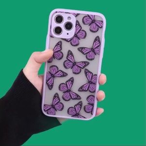NWT! iPhone 11 Pro Max Y2k purple butterfly phone case